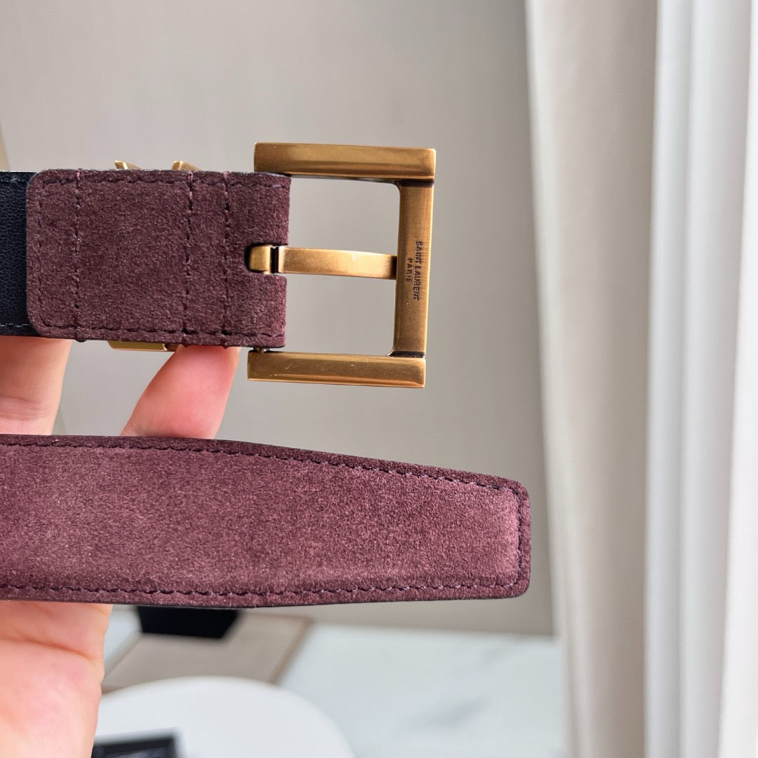 Saint Laurent Belts- Saint Laurent Belt 3 Cm Classic Everyday Designer Belt