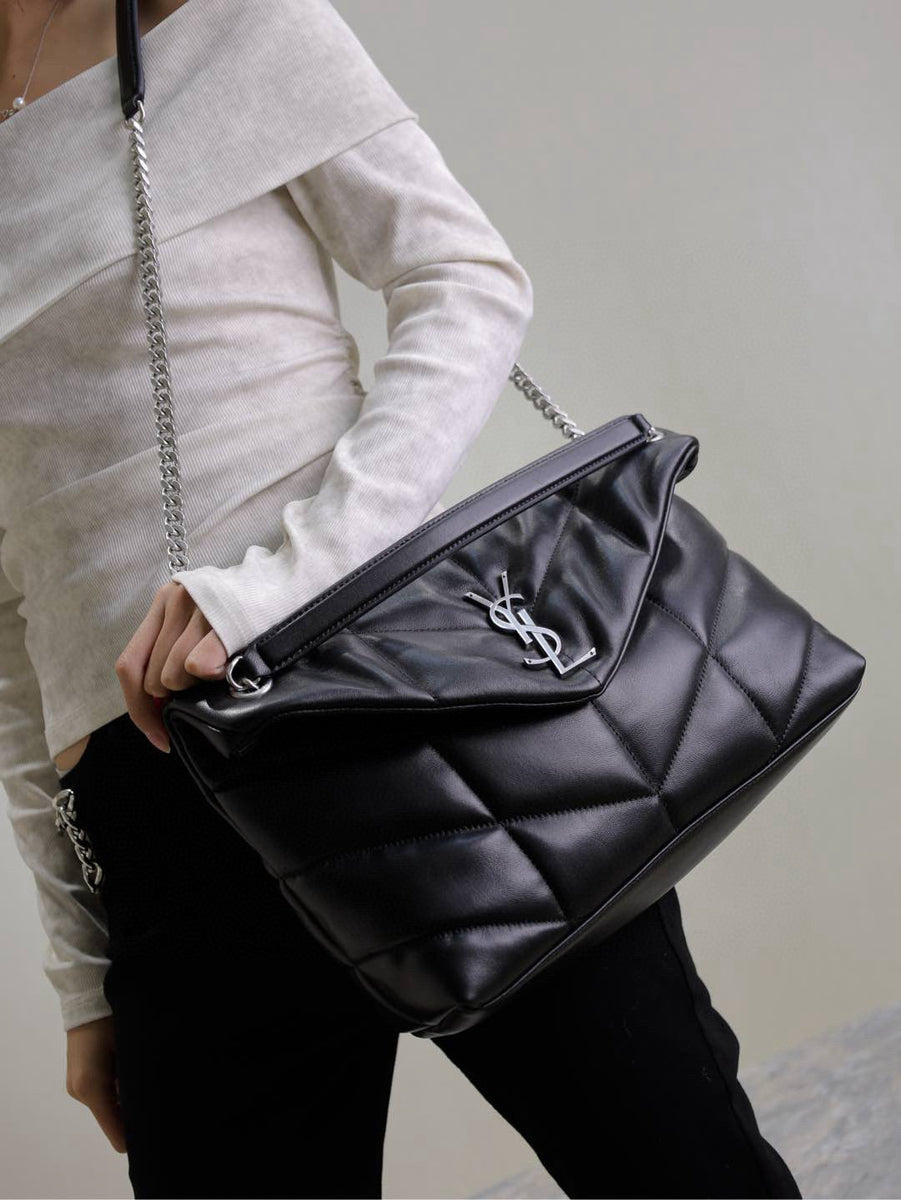 Saint Laurent Bags- Saint Laurent Loulou Medium Puffer Bag Luxury Designer Leather Handbag