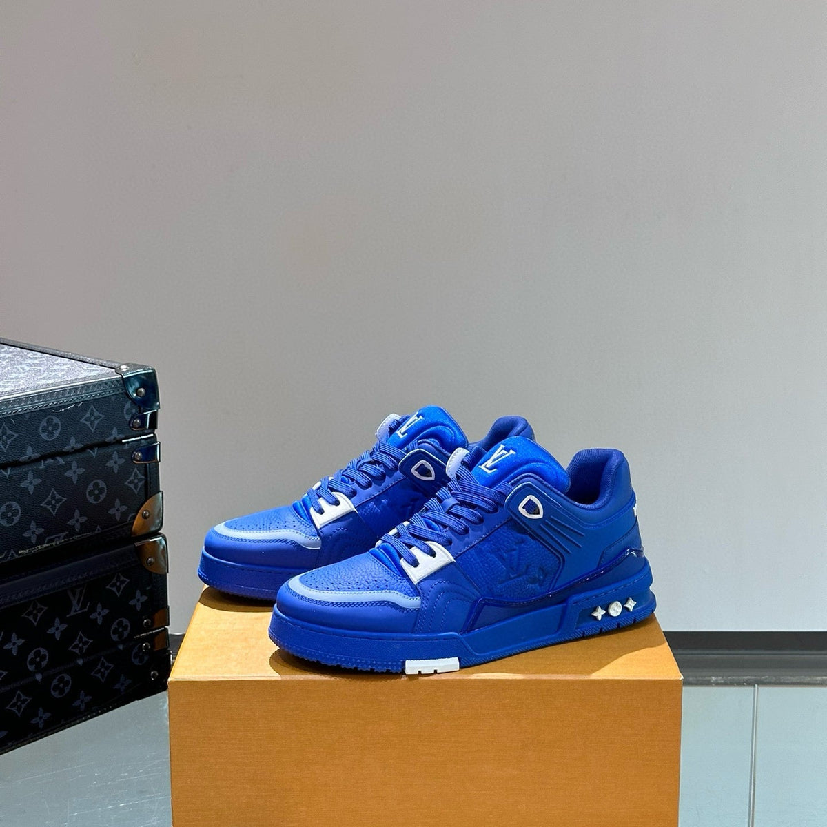 Louis Vuitton Shoes- Louis Vuitton Lou Trainers Comfortable Everyday Designer Shoes
