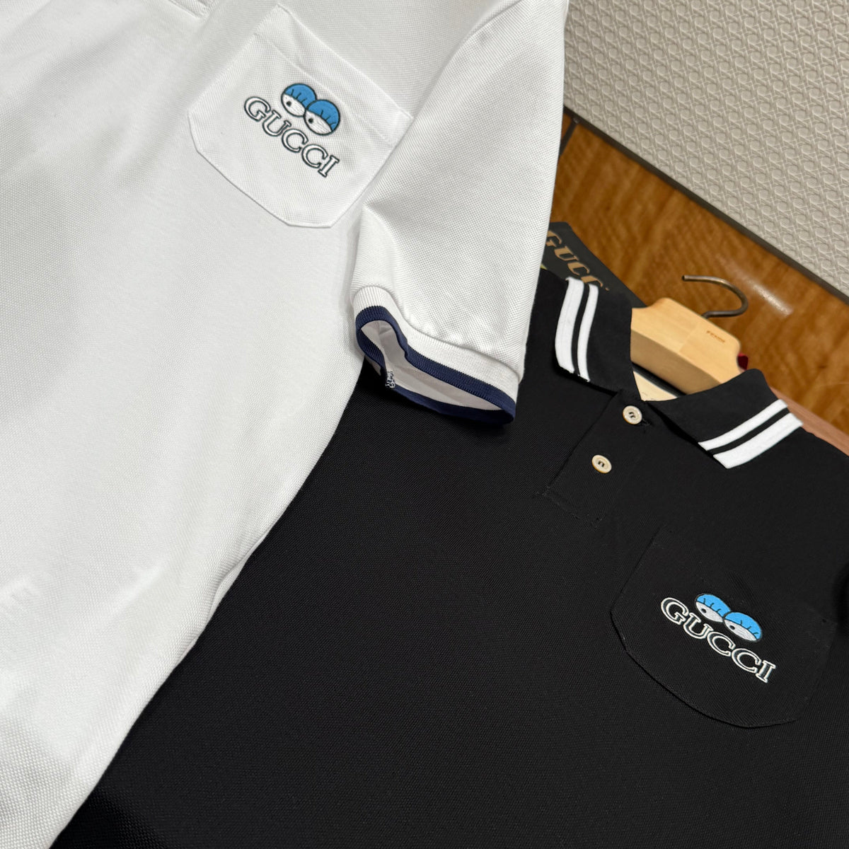 Gucci Polo Shirts- Gucci Polo Shirt Classic Designer Cotton Polo Shirt