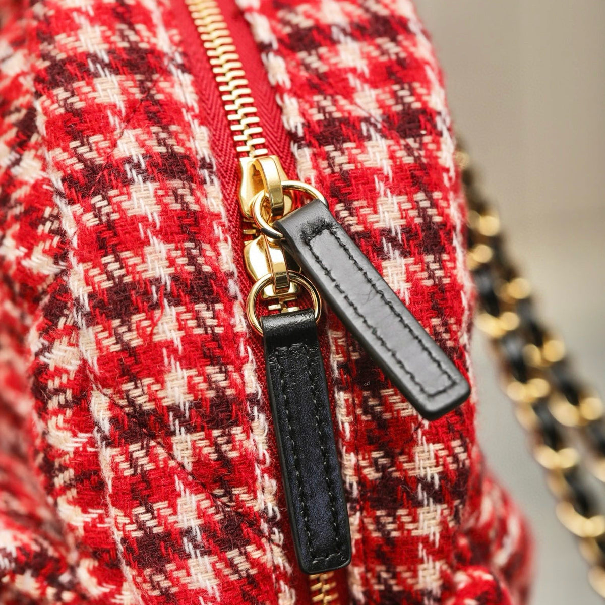 Chanel Bags- Chanel Tweed Backpack Luxury Designer Leather Handbag