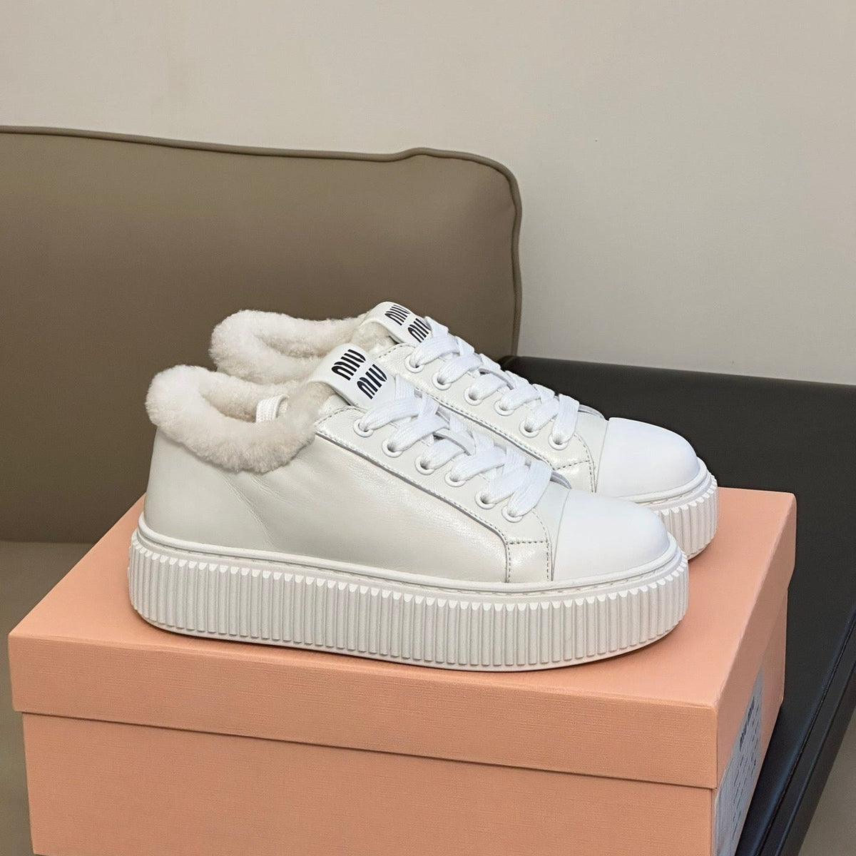 Shoes- Miu M Trainers Premium Designer Casual Shoes