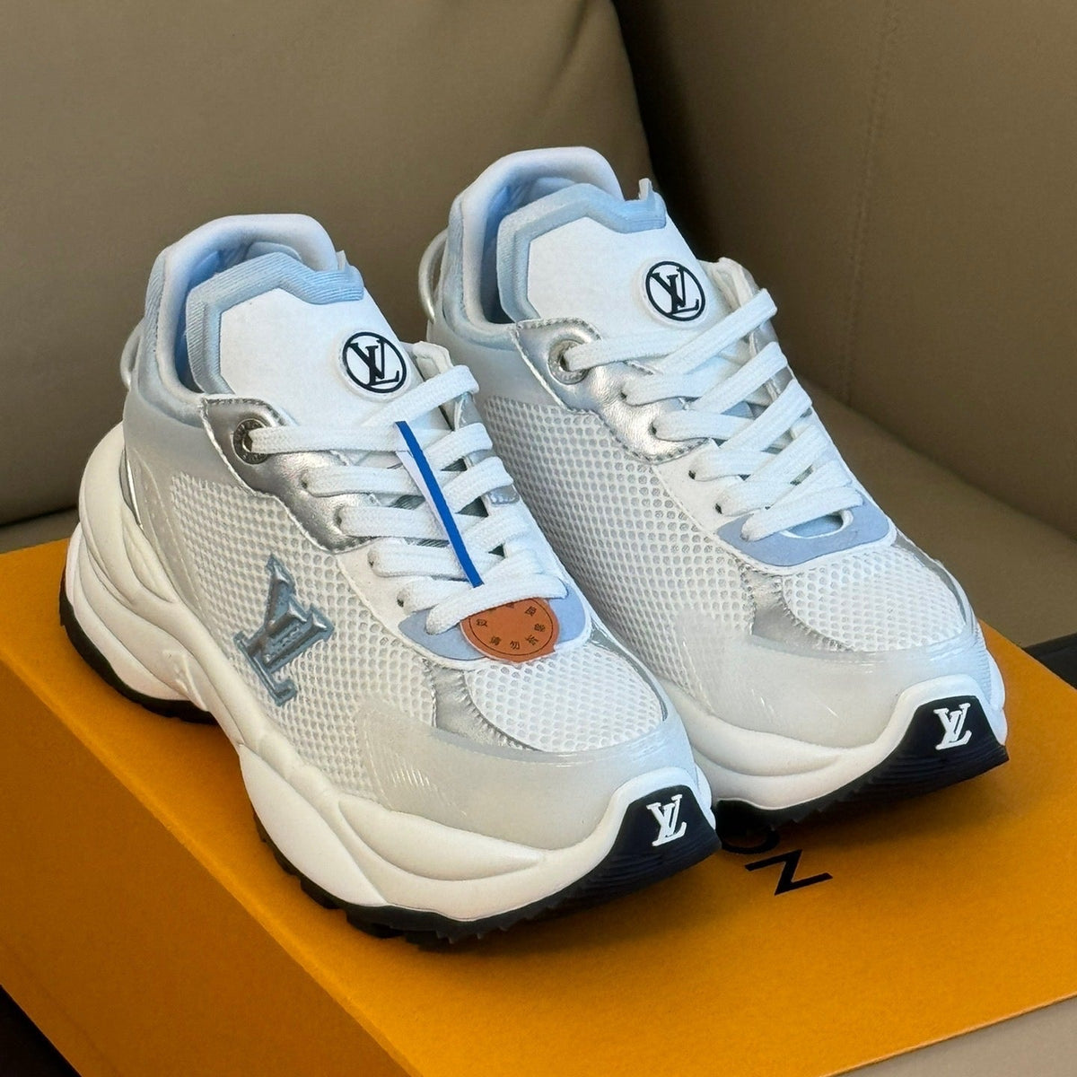 Louis Vuitton Shoes- Louis Vuitton Lou Run 55 Trainers Premium Designer Casual Shoes