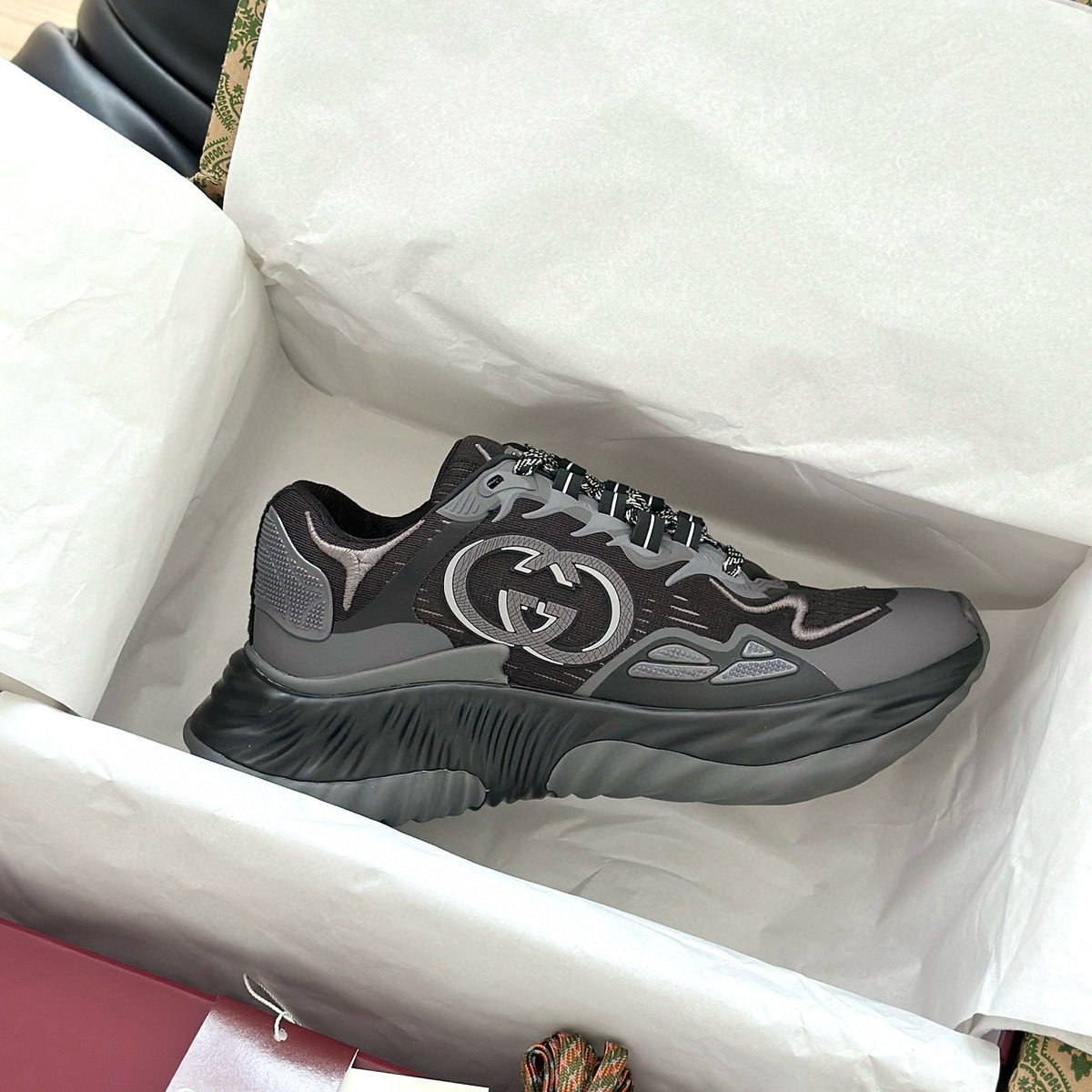 Gucci Shoes- Gucci Ripple Trainers Luxury Lifestyle Designer Footwear