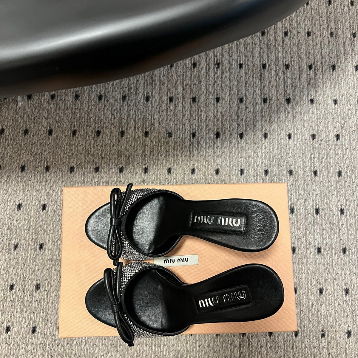 Shoes- Miu M Heels Luxury Lifestyle Designer Footwear