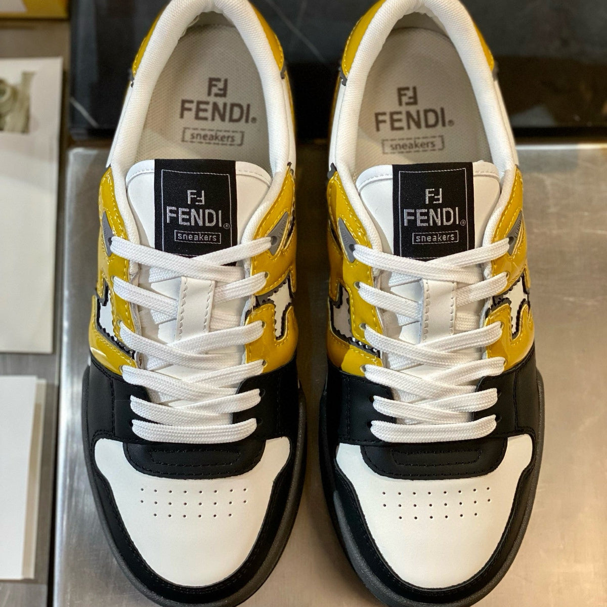 Shoes- Fen Match Sneaker Luxury Lifestyle Designer Footwear