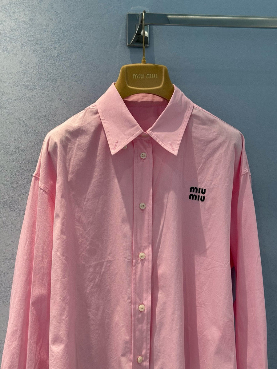 Tops- Miu M Shirt Premium Designer Casual Top