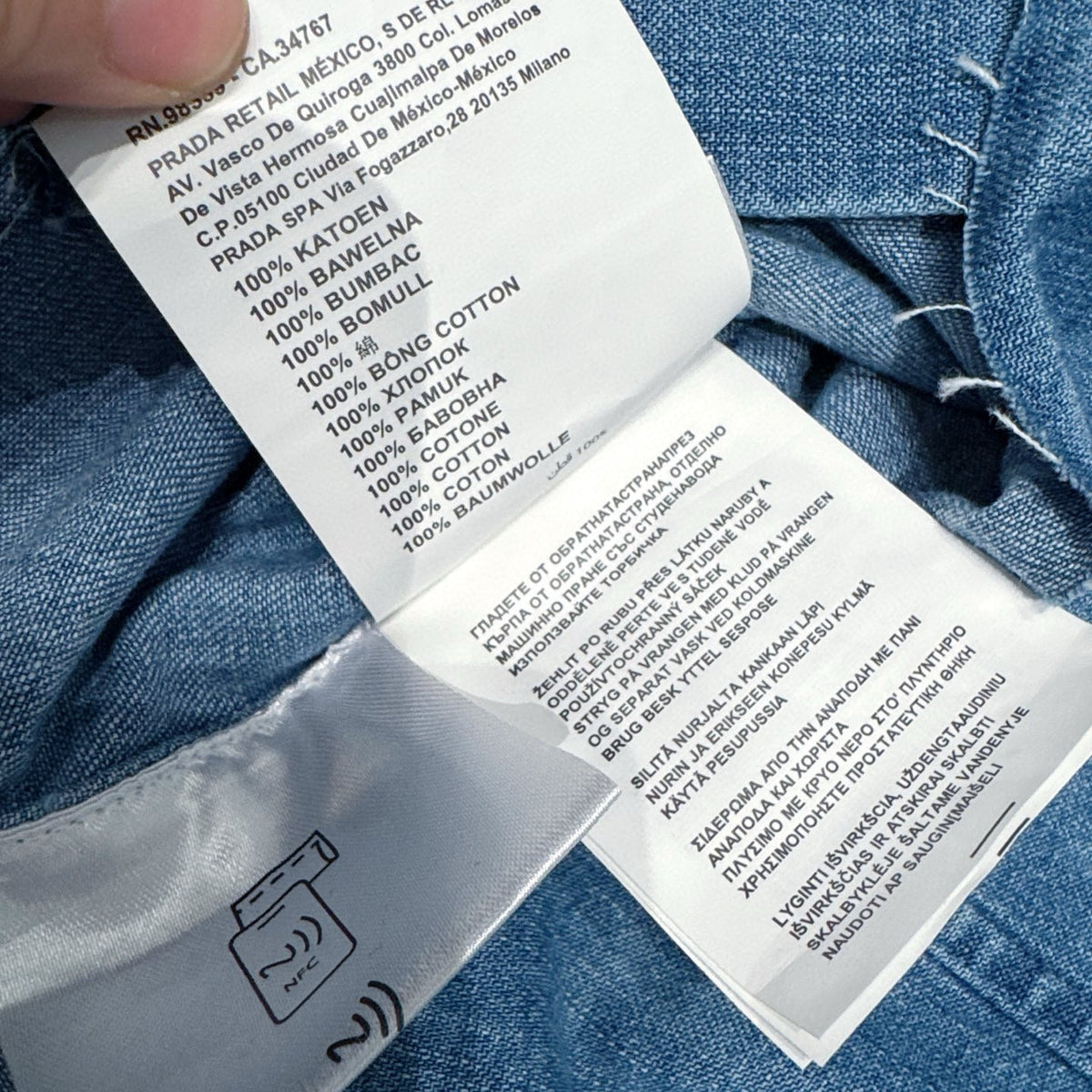 Tops- Miu M Denim Shirt Premium Designer Casual Top