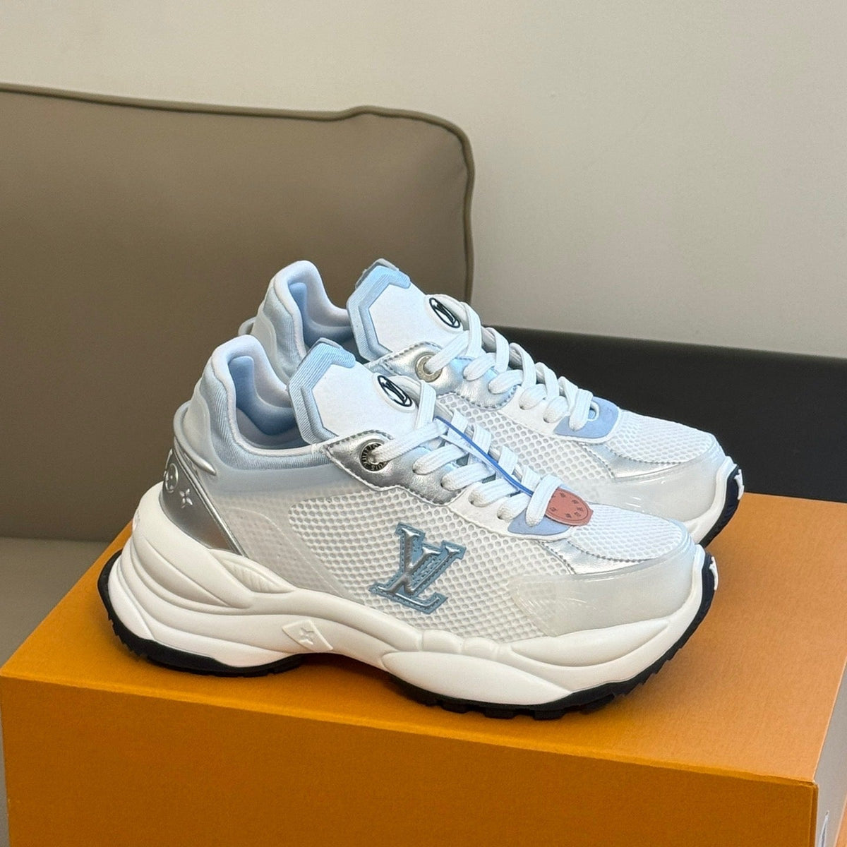 Louis Vuitton Shoes- Louis Vuitton Lou Run 55 Trainers Premium Designer Casual Shoes