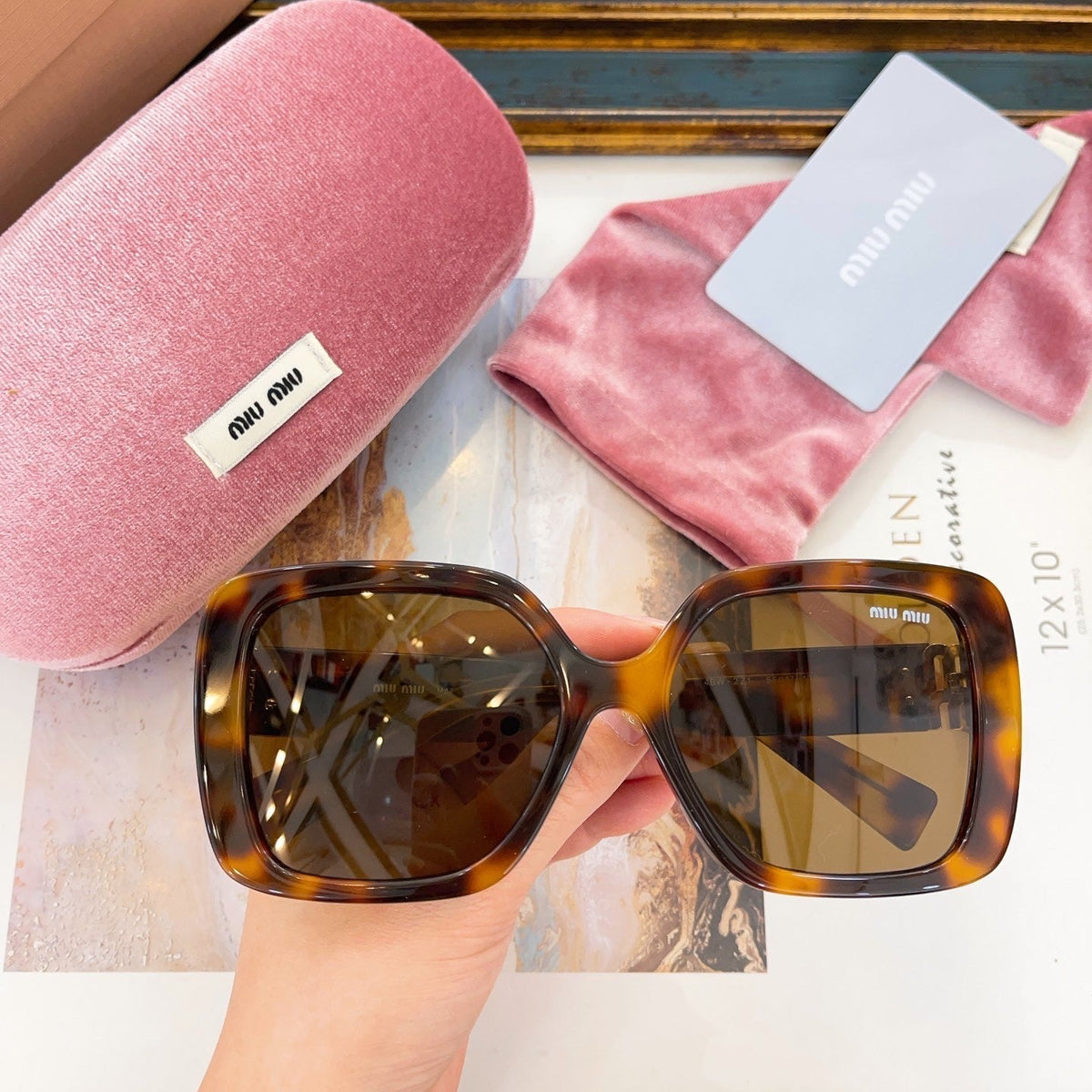 Sunglasses- Miu M Sunglasses Luxury Designer UV Sunglasses