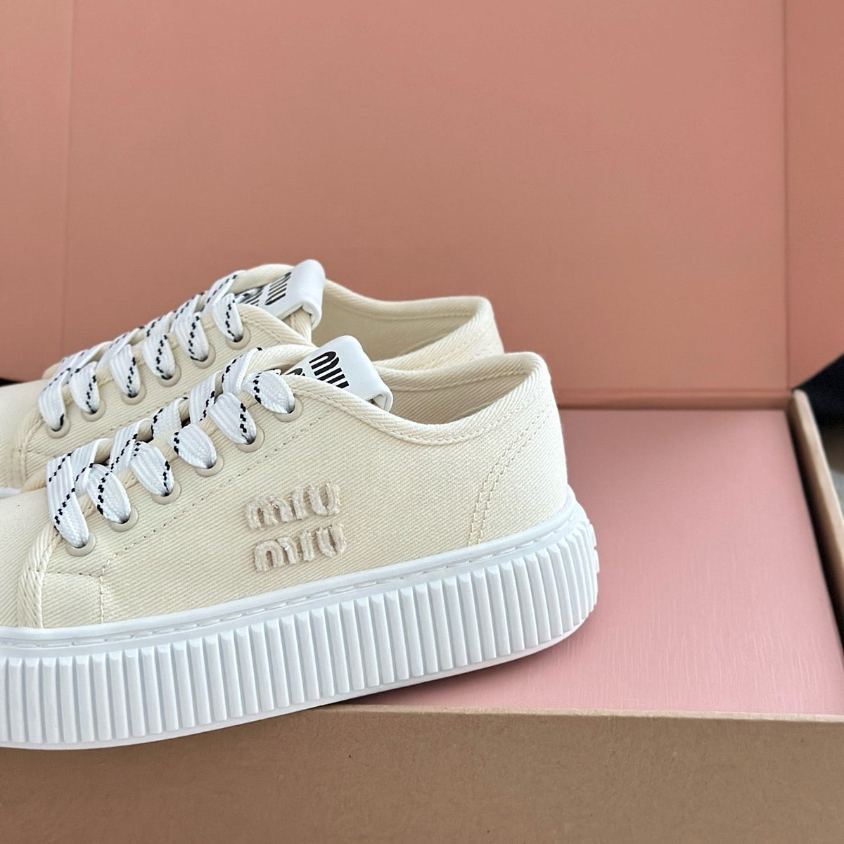 Shoes- Miu M Trainers Comfortable Everyday Designer Shoes