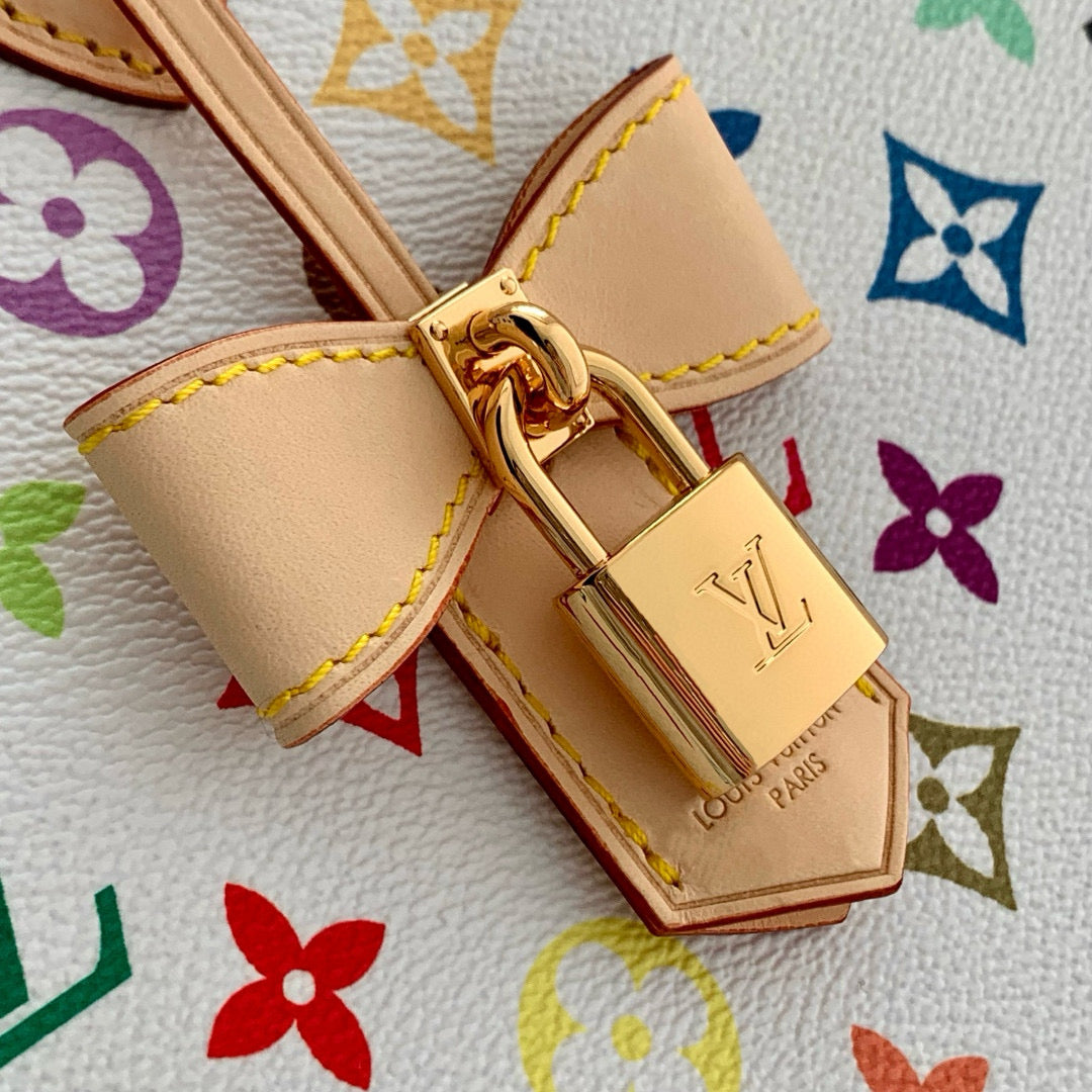 Louis Vuitton Bags- Louis Vuitton Lou x Murakami Onthego Mm Bag Elegant Everyday Designer Handbag