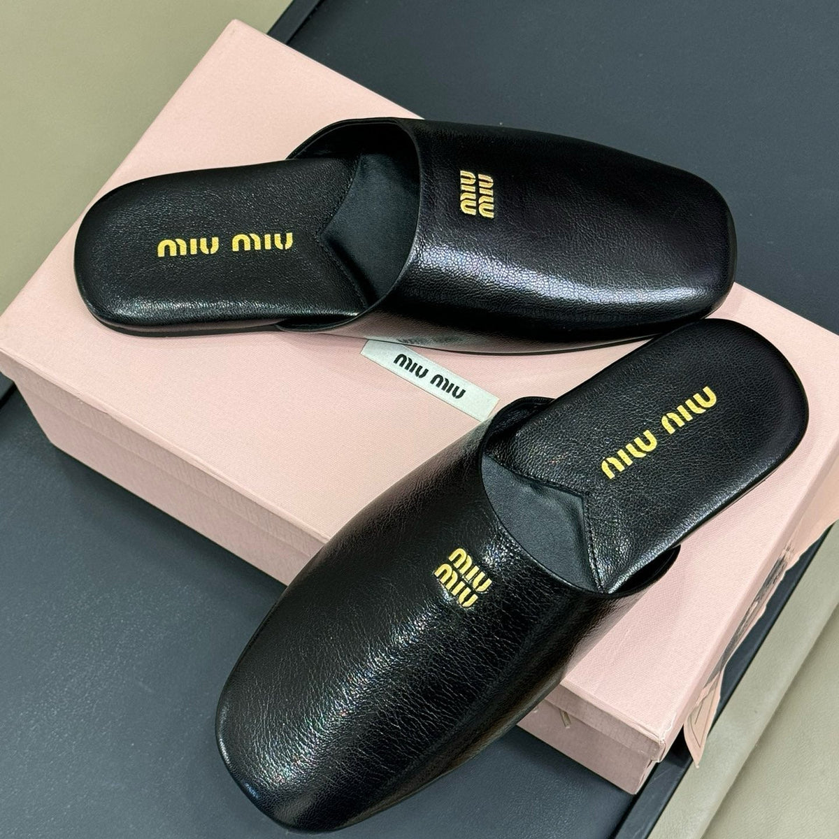 Accessories- Miu M Slippers Premium Everyday Designer Accessory