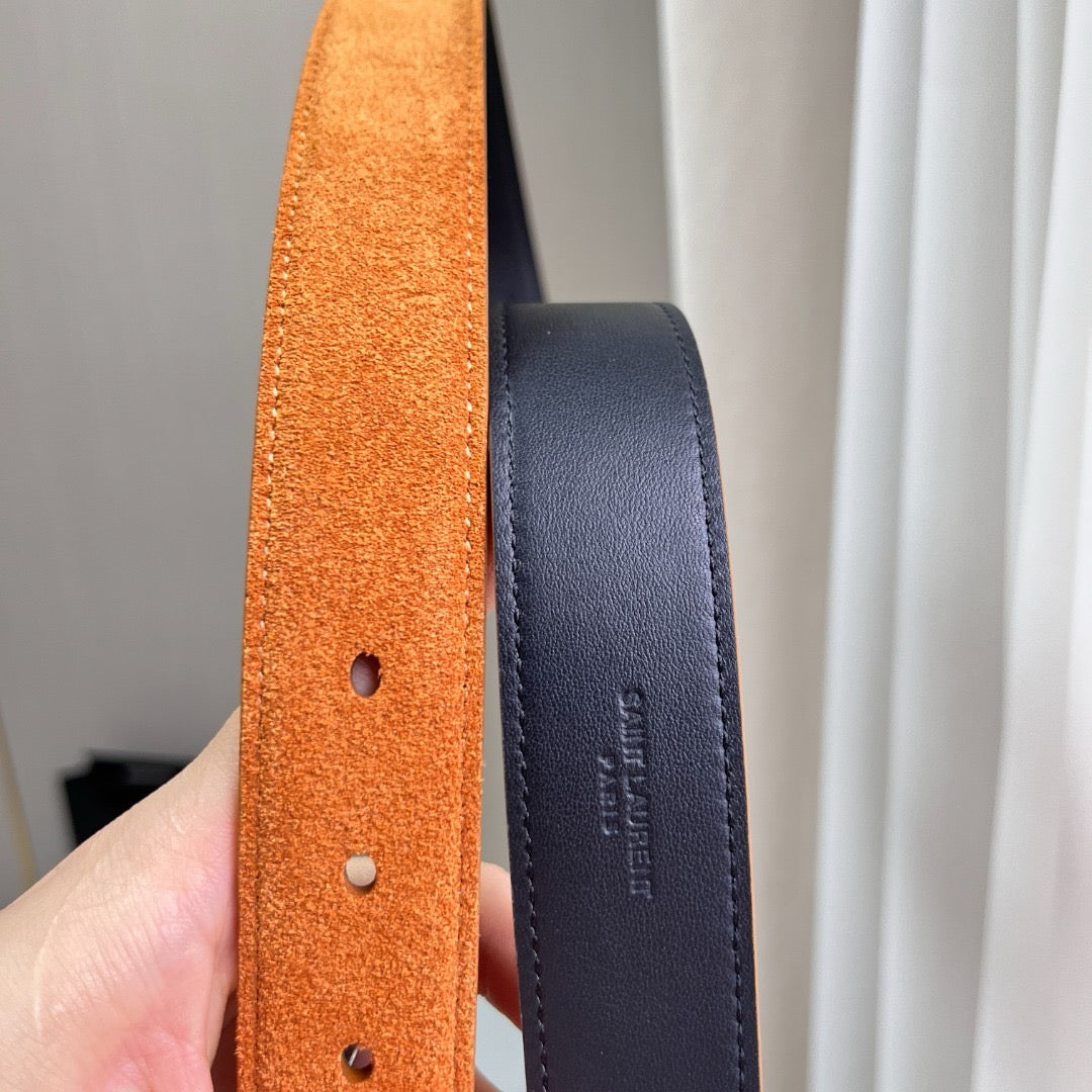Saint Laurent Belts- Saint Laurent Belt 3 Cm Premium Leather Designer Belt