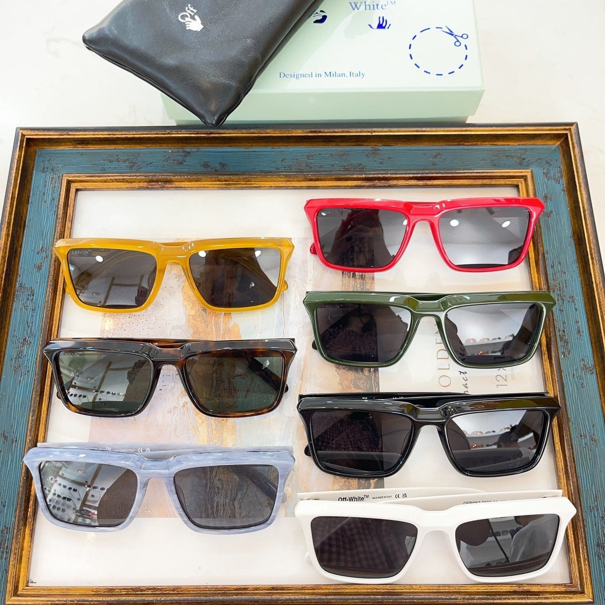 Sunglasses- Off W Sunglasses Luxury Designer UV Sunglasses