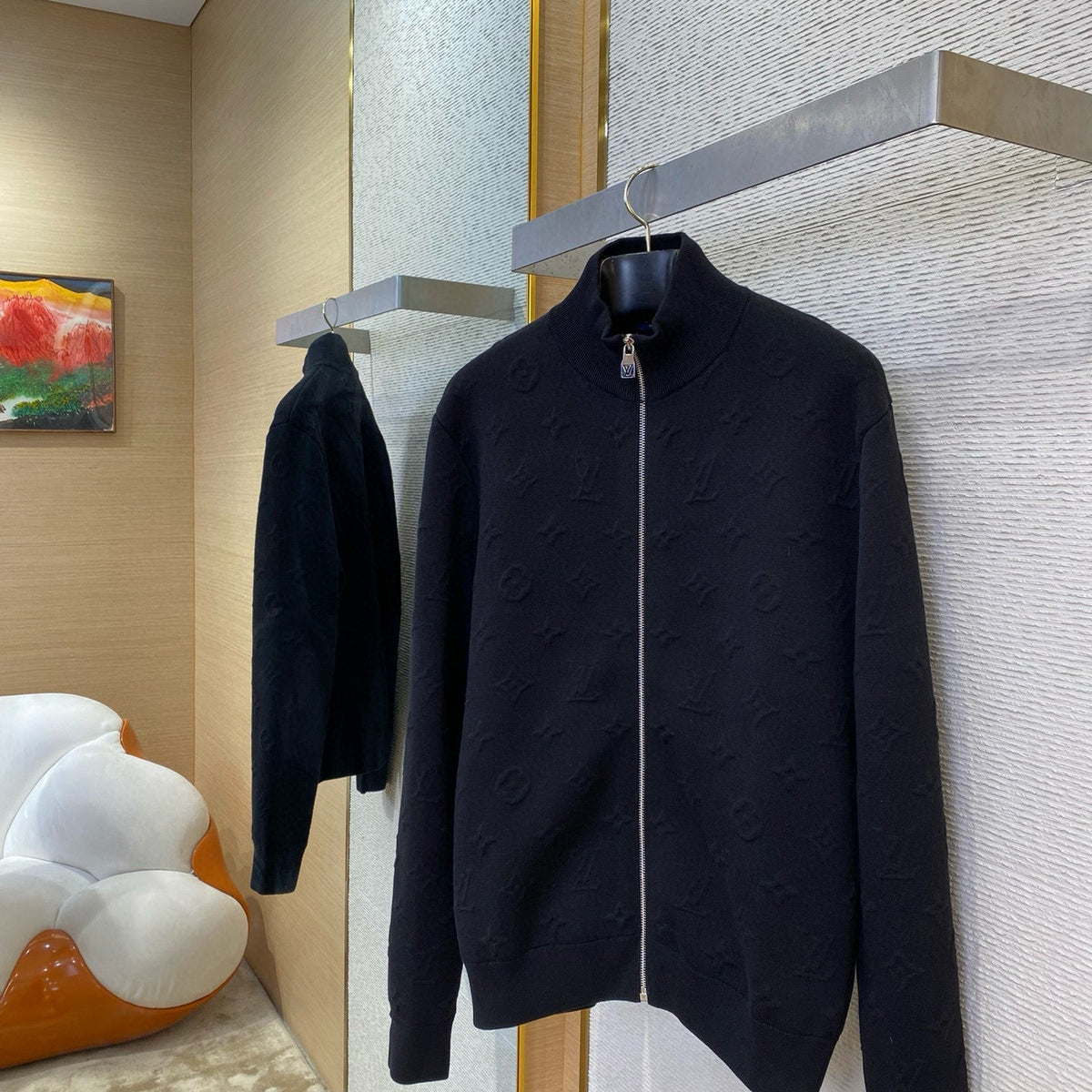 Louis Vuitton Sweaters- Louis Vuitton Lou Zip Jumper Premium Casual Designer Knitwear