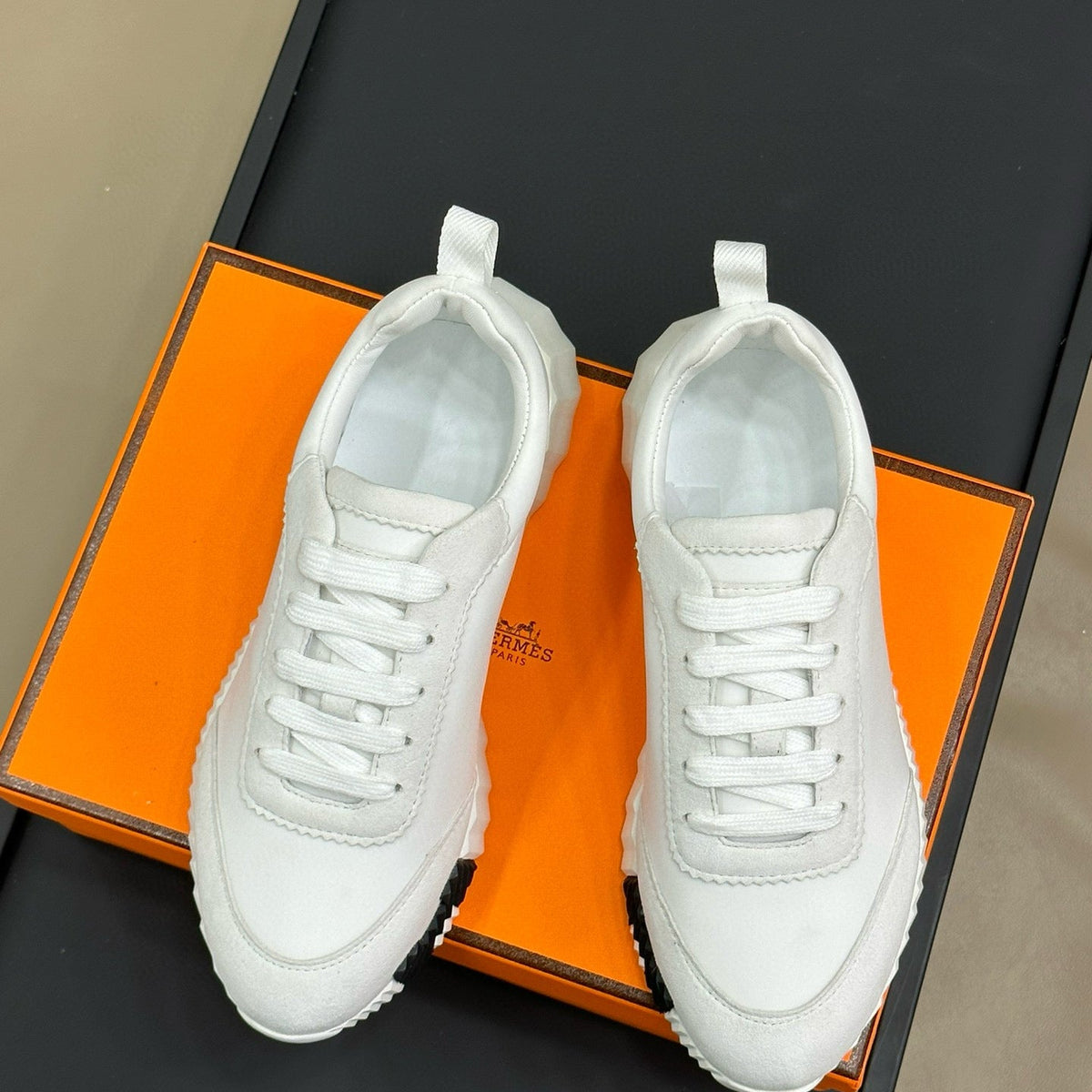 Shoes- Herm Bouncing Sneaker Premium Designer Casual Shoes