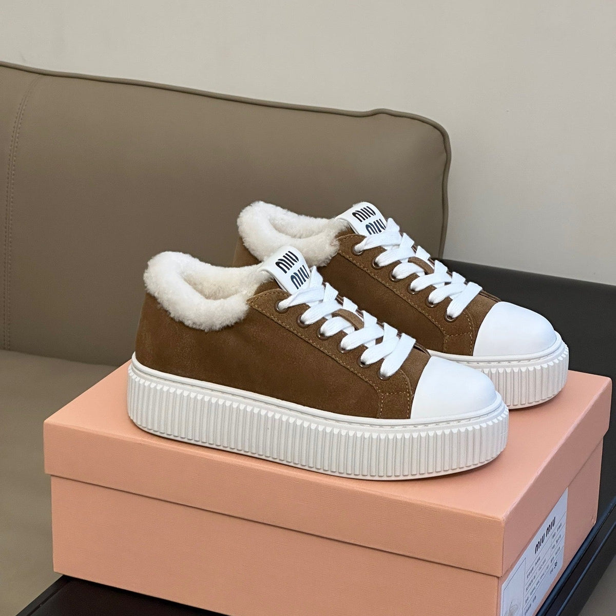 Shoes- Miu M Trainers Premium Designer Casual Shoes