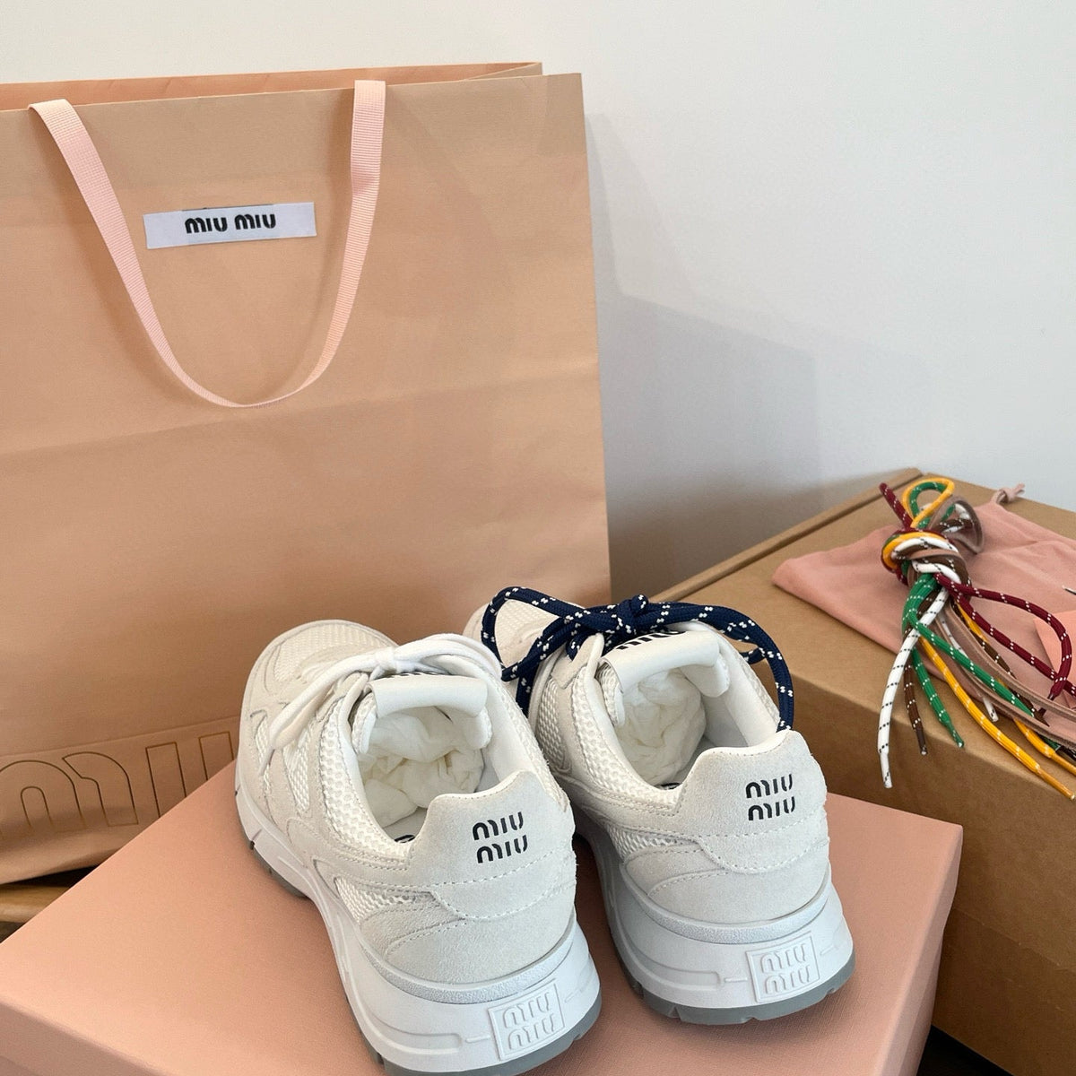 Shoes- Miu M Trainers Luxury Lifestyle Designer Footwear