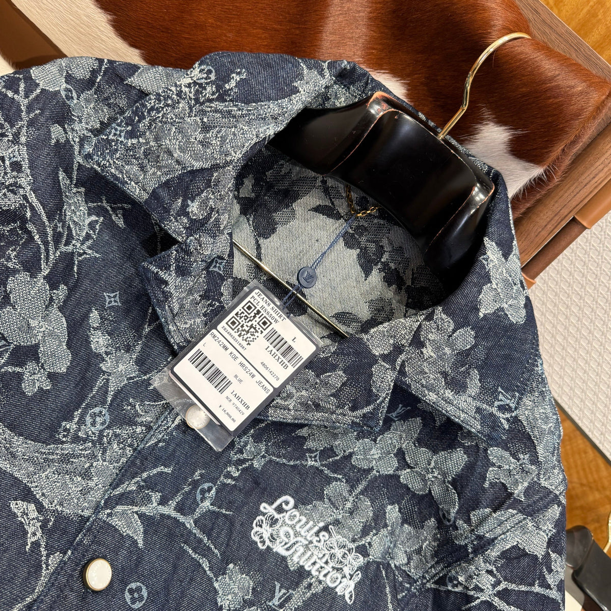 Louis Vuitton Tops- Louis Vuitton Lou Denim Shirt Elegant Everyday Designer Top