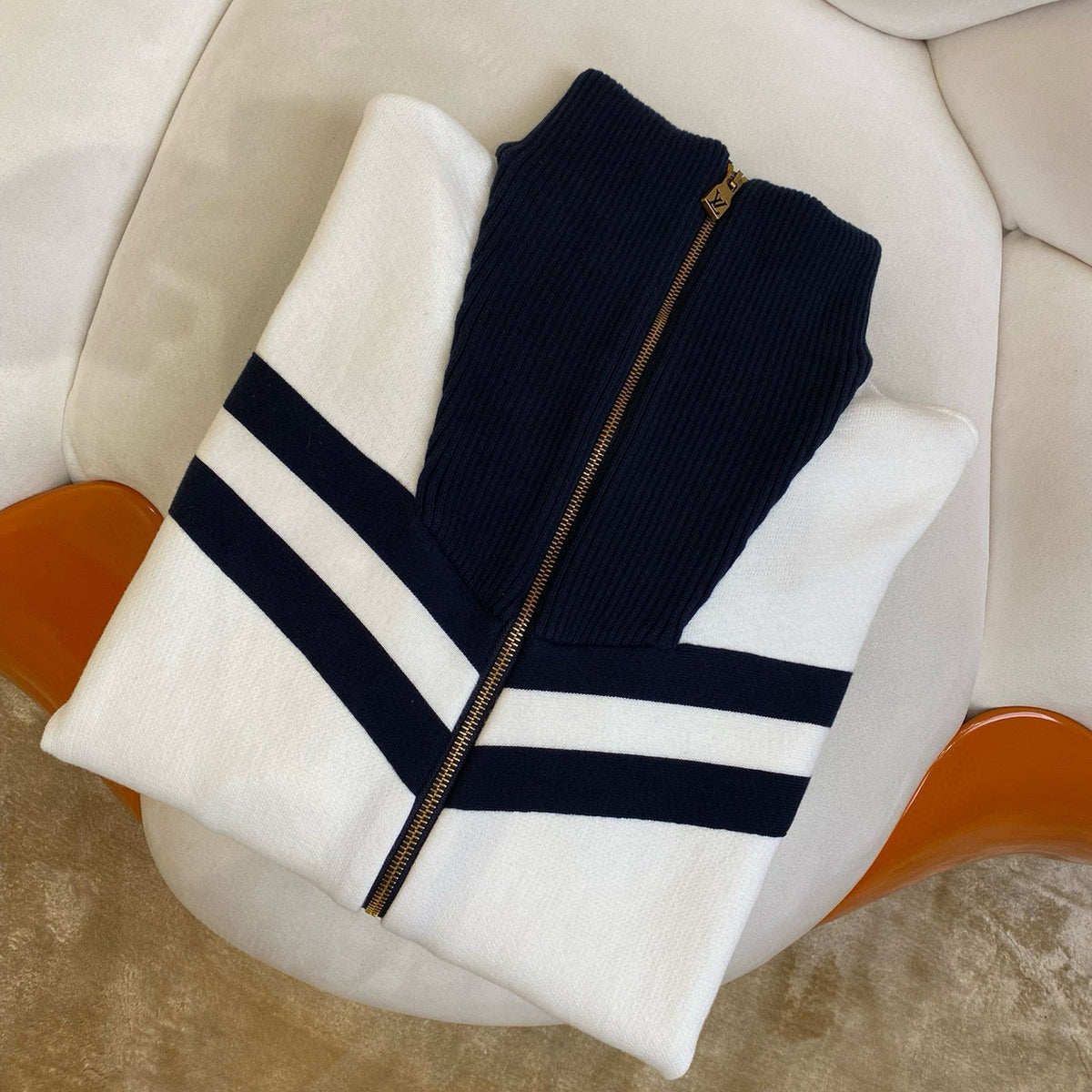 Louis Vuitton Sweaters- Louis Vuitton Lou Zip Jumper Premium Casual Designer Knitwear