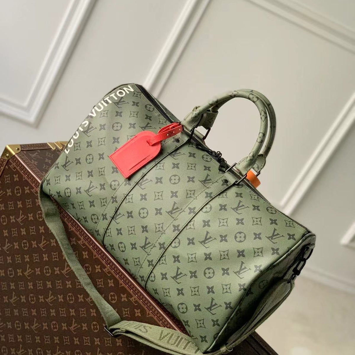Louis Vuitton Bags- Louis Vuitton Lou Keepall 45 Bag Luxury Designer Leather Handbag