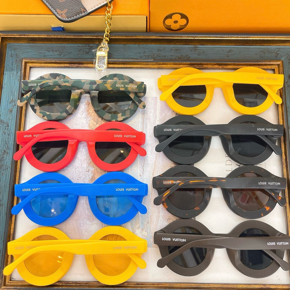 Louis Vuitton Sunglasses- Louis Vuitton Lou Sunglasses Luxury Designer UV Sunglasses