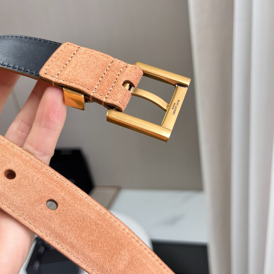 Saint Laurent Belts- Saint Laurent Belt 3 Cm Classic Everyday Designer Belt