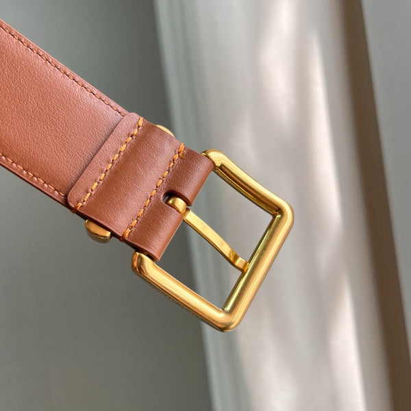Belts- Miu M Belt 3.5 Cm Classic Everyday Designer Belt
