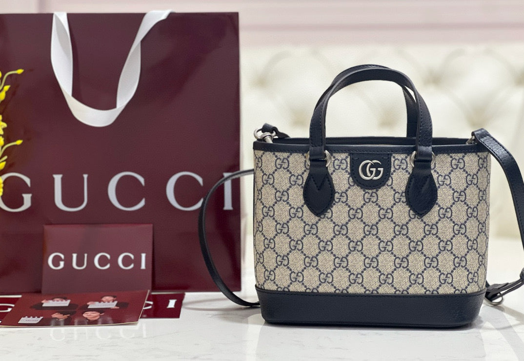 Gucci Bags- Gucci Ophidia Mini Tote Bag Elegant Everyday Designer Handbag