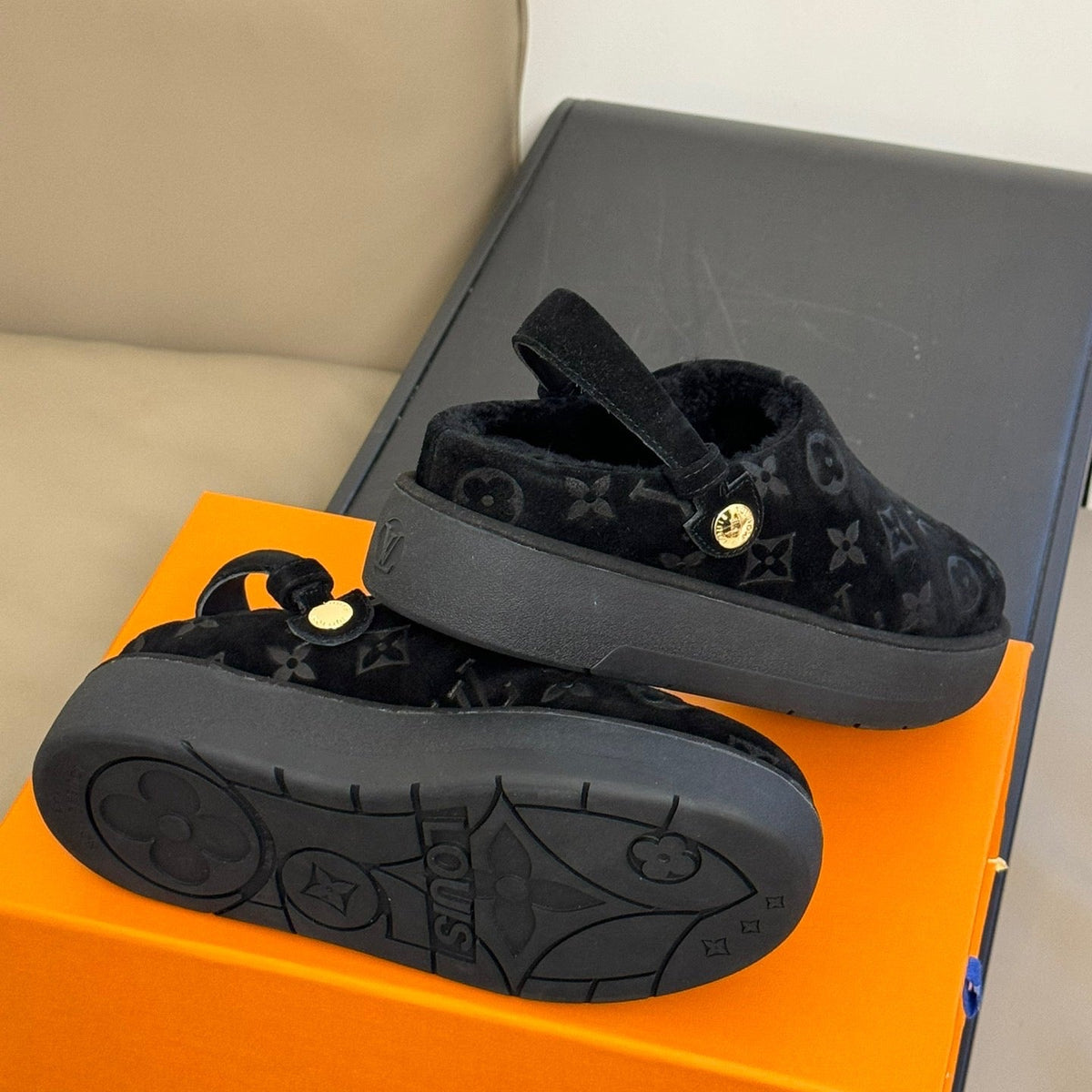 Louis Vuitton Accessories- Louis Vuitton Lou Aspen Clogs Premium Everyday Designer Accessory