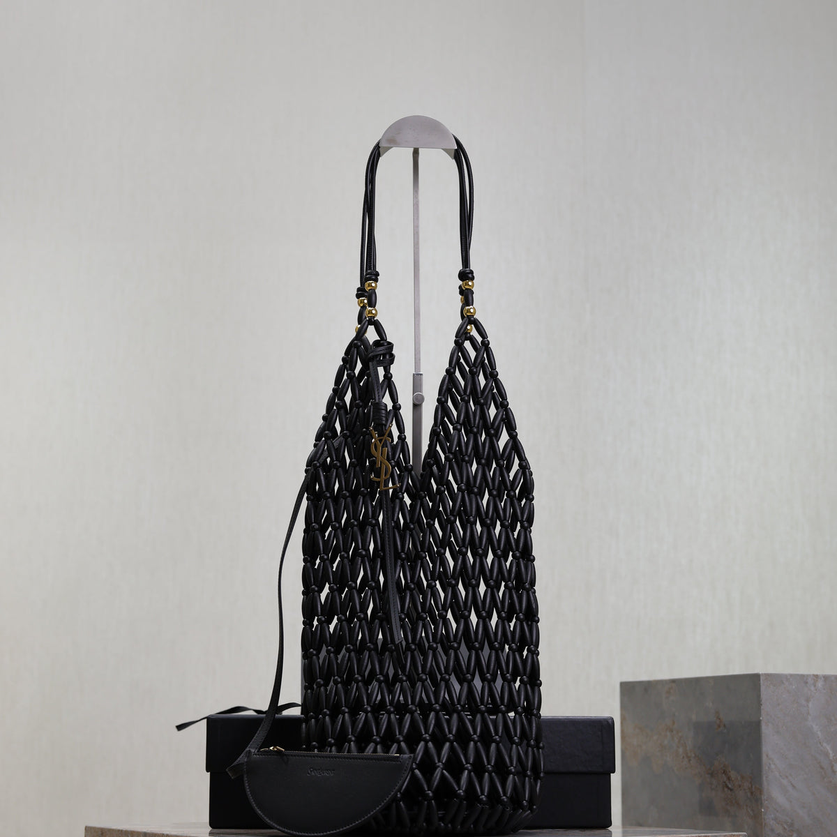 Saint Laurent Bags- Saint Laurent Supple Bucket In Wood Bag Elegant Everyday Designer Handbag