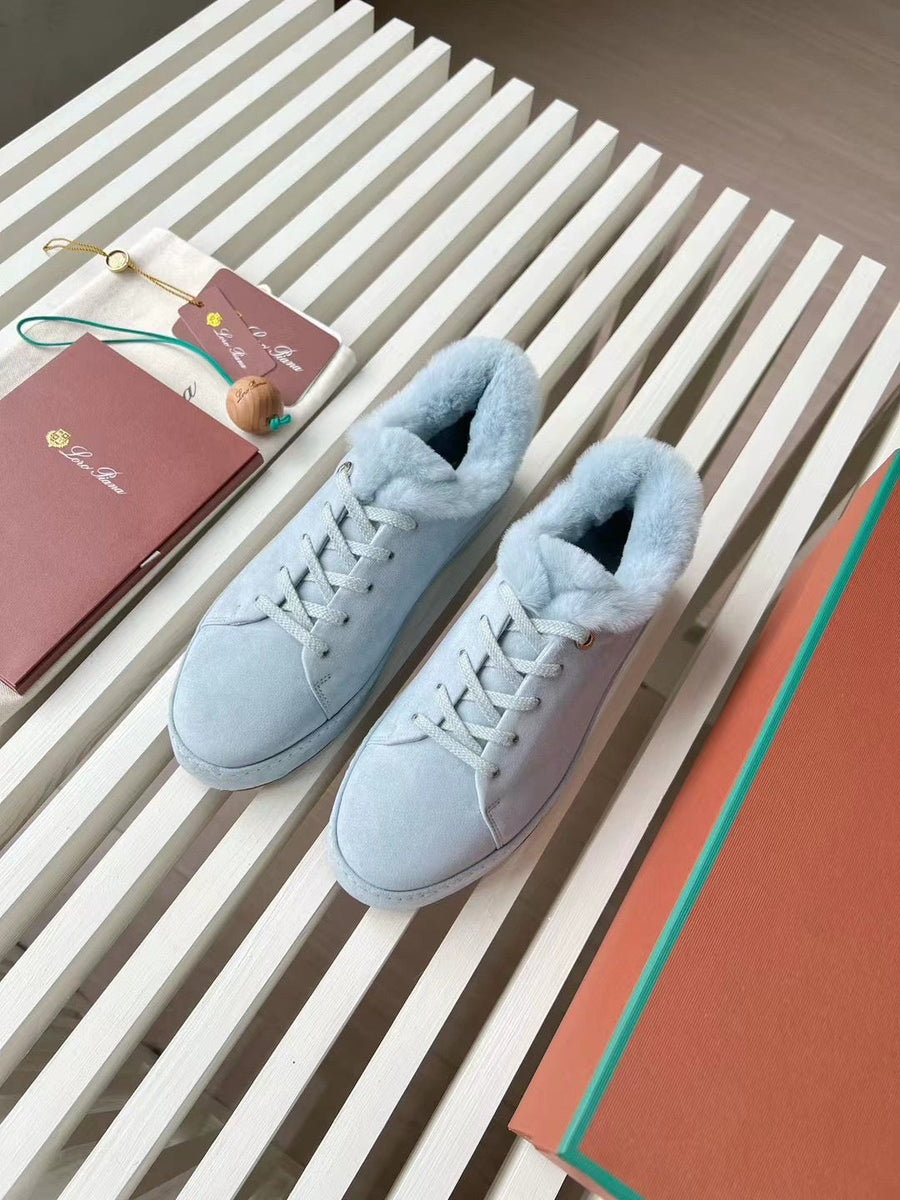 Shoes- Loro P Fur Nuages Sneakers Comfortable Everyday Designer Shoes