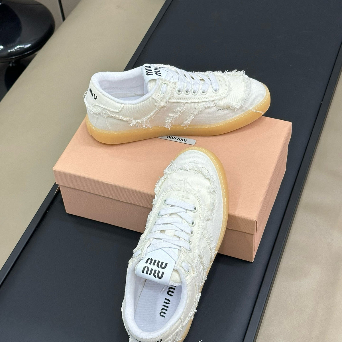 Shoes- Miu M Trainers Premium Designer Casual Shoes