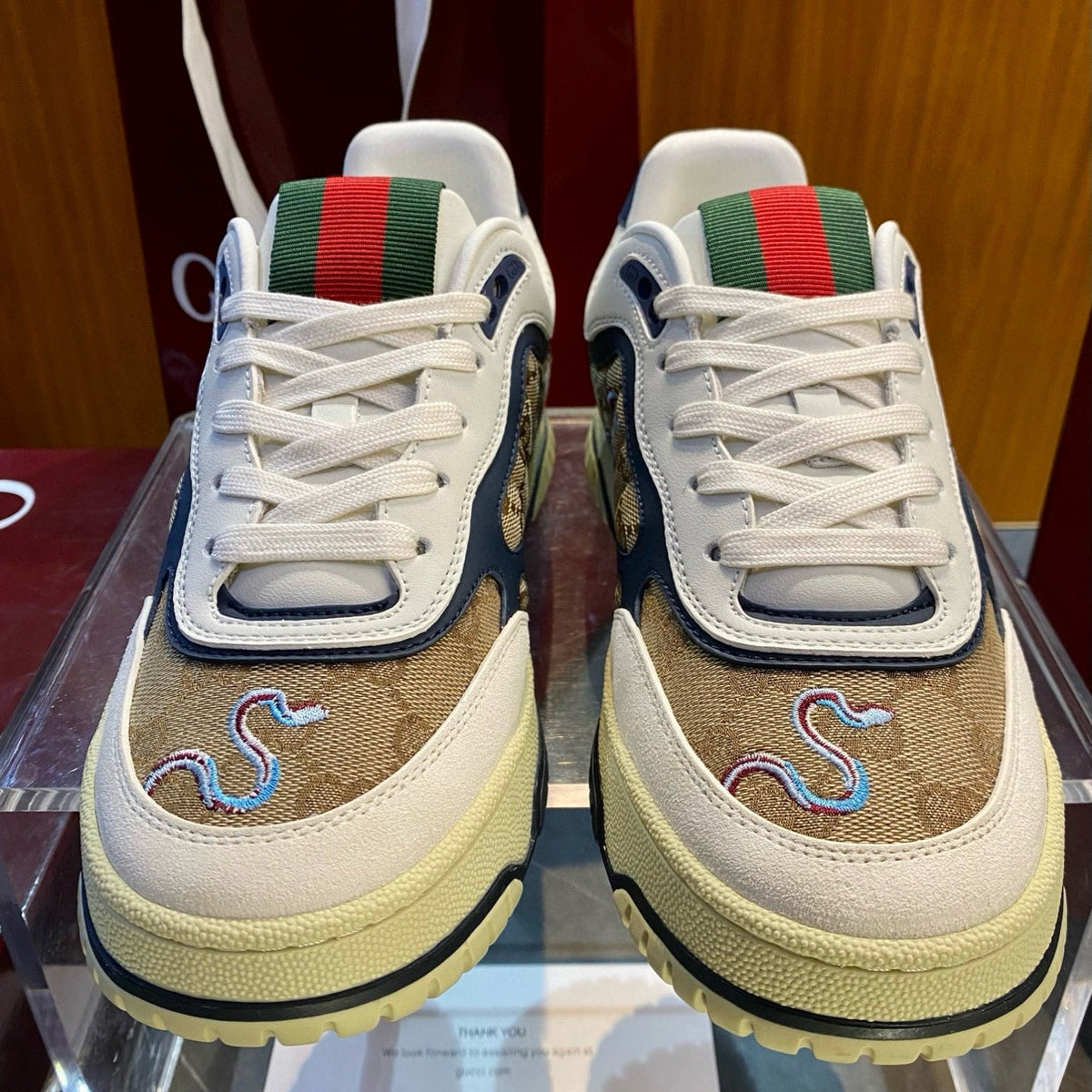 Gucci Shoes- Gucci Re Web Sneakers Comfortable Everyday Designer Shoes