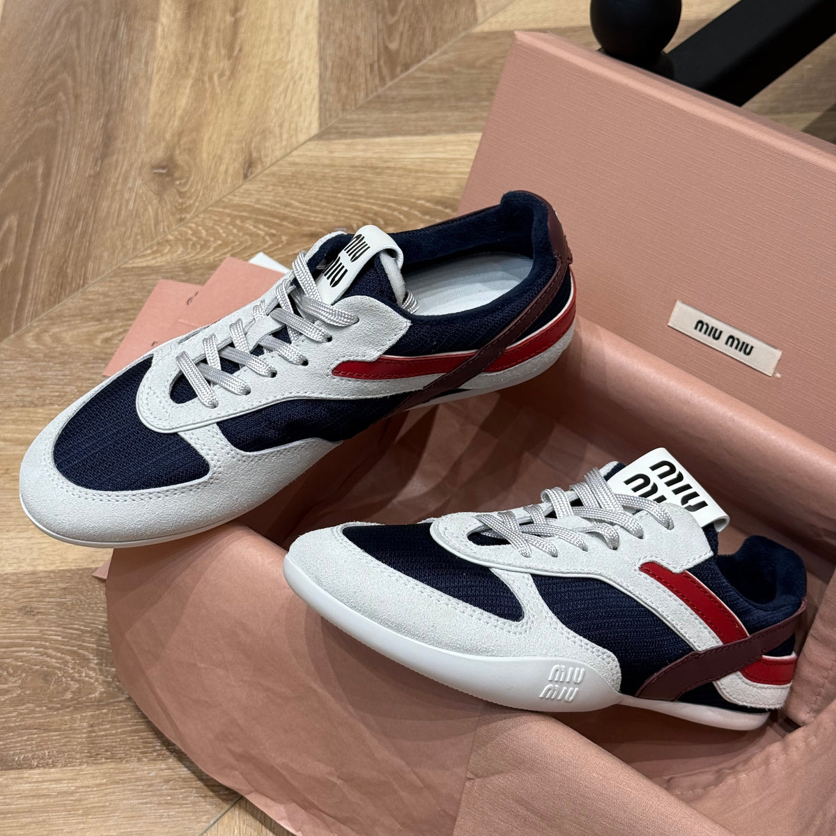 Shoes- Miu M Trainers Luxury Lifestyle Designer Footwear