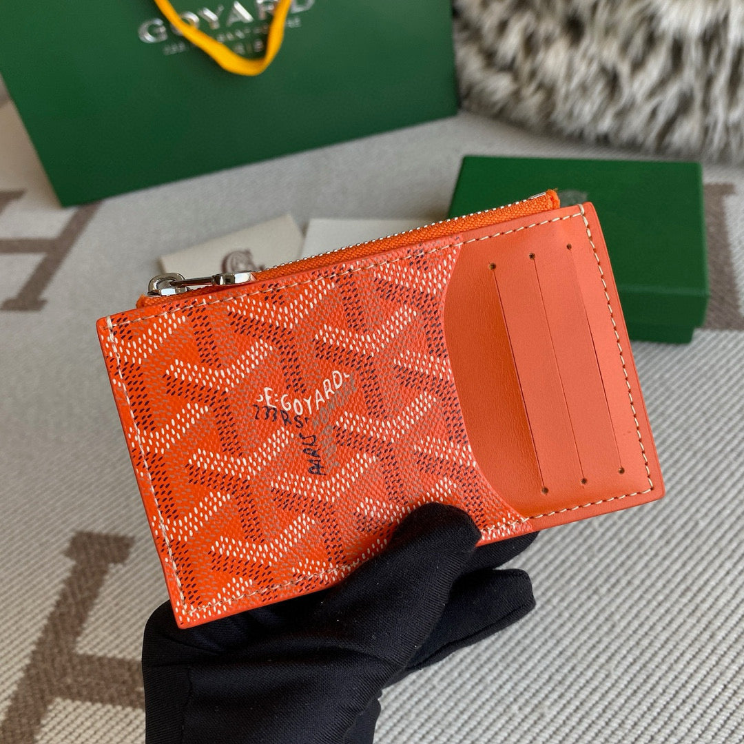 Wallets- Goya Bourbon Card Holder Compact Luxury Card Wallet