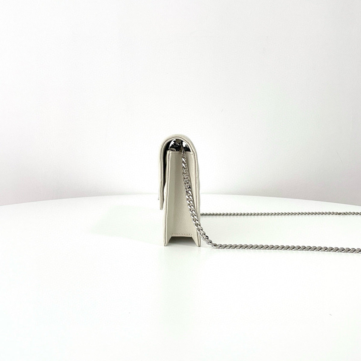 Saint Laurent Wallets- Saint Laurent Cassandre Envelope Wallet On Chain Elegant Everyday Leather Wallet
