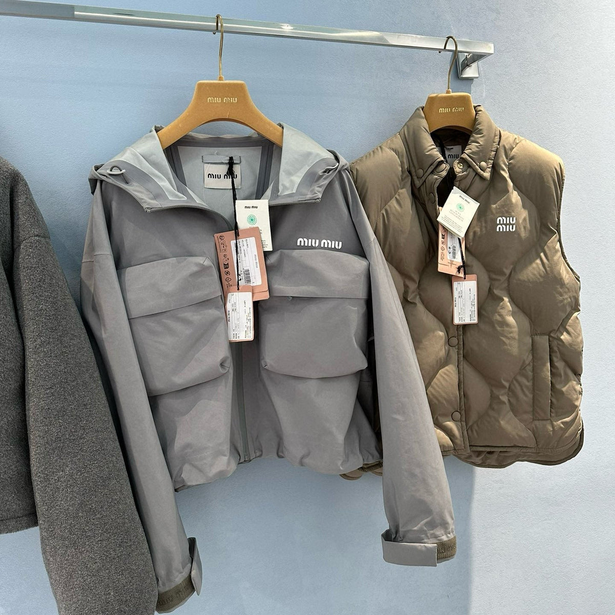 Jackets- Miu M Jacket Luxury Designer Outerwear Jacket