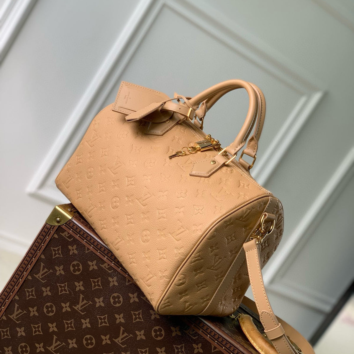 Louis Vuitton Bags- Louis Vuitton Lou Speedy Soft 30 Bag Elegant Everyday Designer Handbag