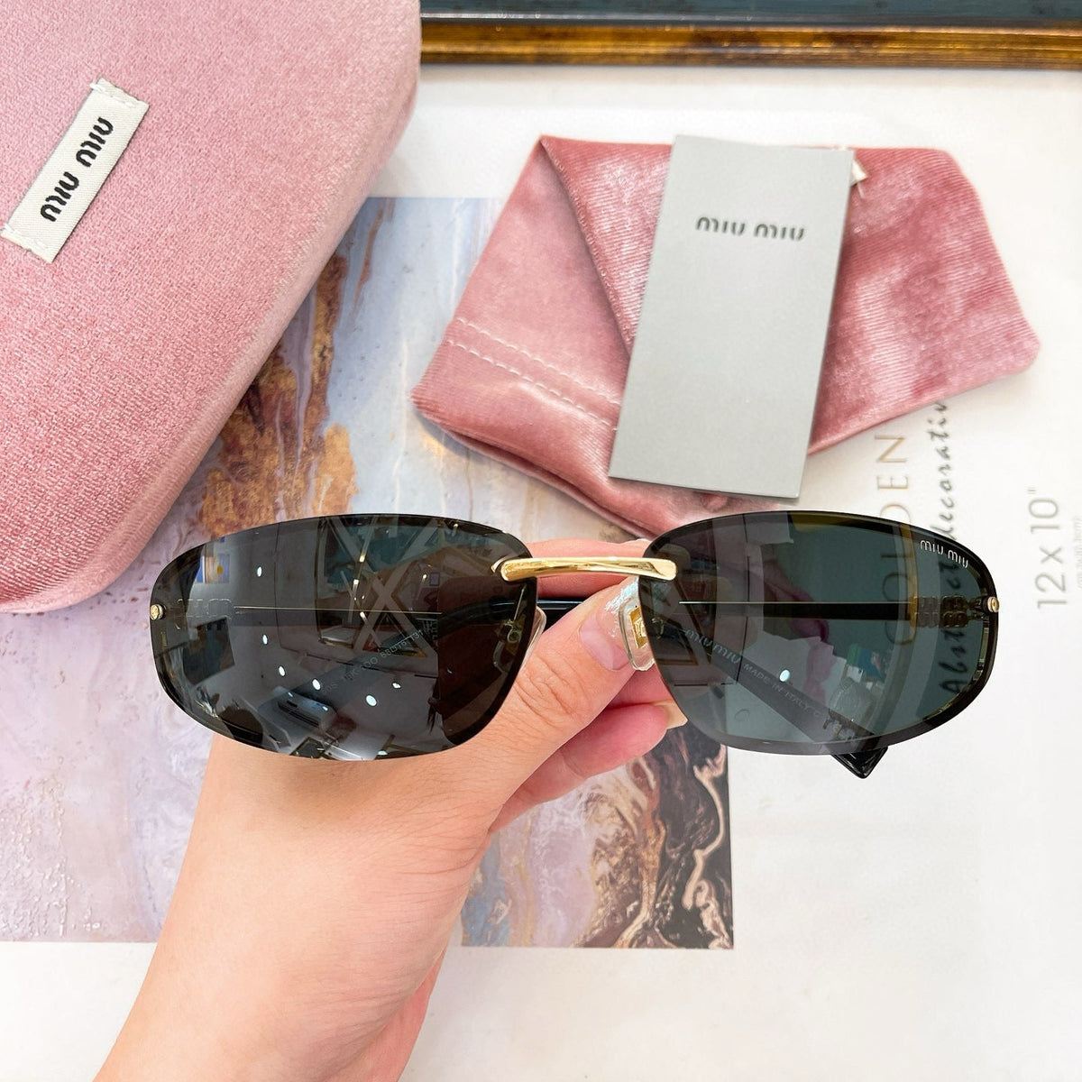 Sunglasses- Miu M Sunglasses Premium Fashion Designer Sunglasses