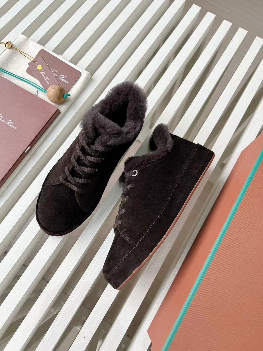 Shoes- Loro P Fur Nuages Sneakers Comfortable Everyday Designer Shoes