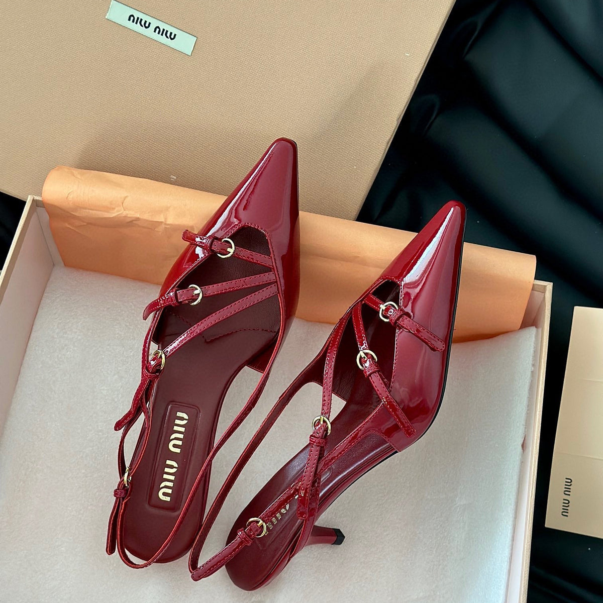 Shoes- Miu M Heels Luxury Lifestyle Designer Footwear