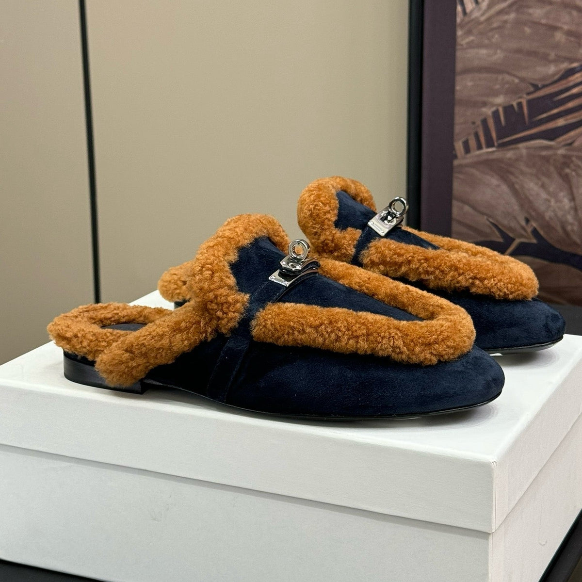 Accessories- Herm Kelly Mules Luxury Designer Fashion Accessory