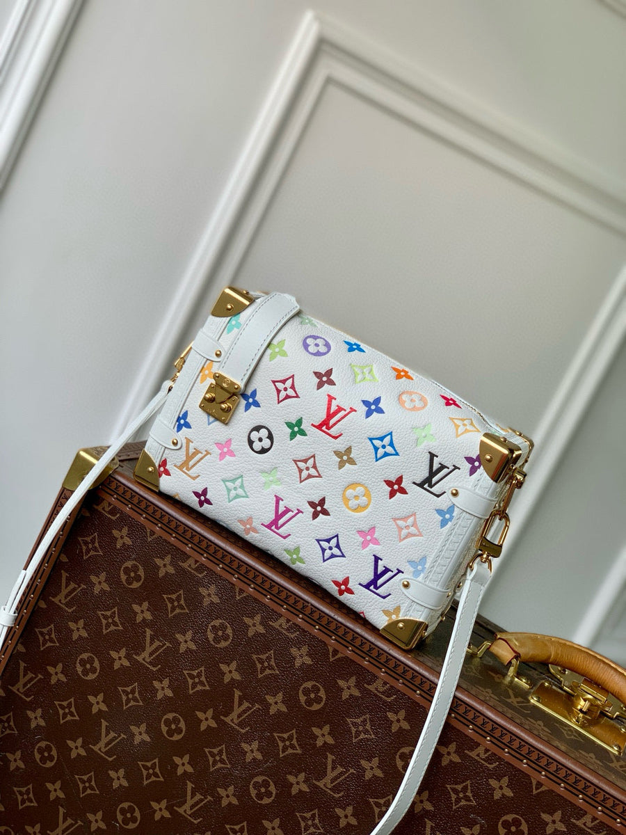 Louis Vuitton Bags- Louis Vuitton Lou x Murakami Side Trunk Mm Bag Elegant Everyday Designer Handbag