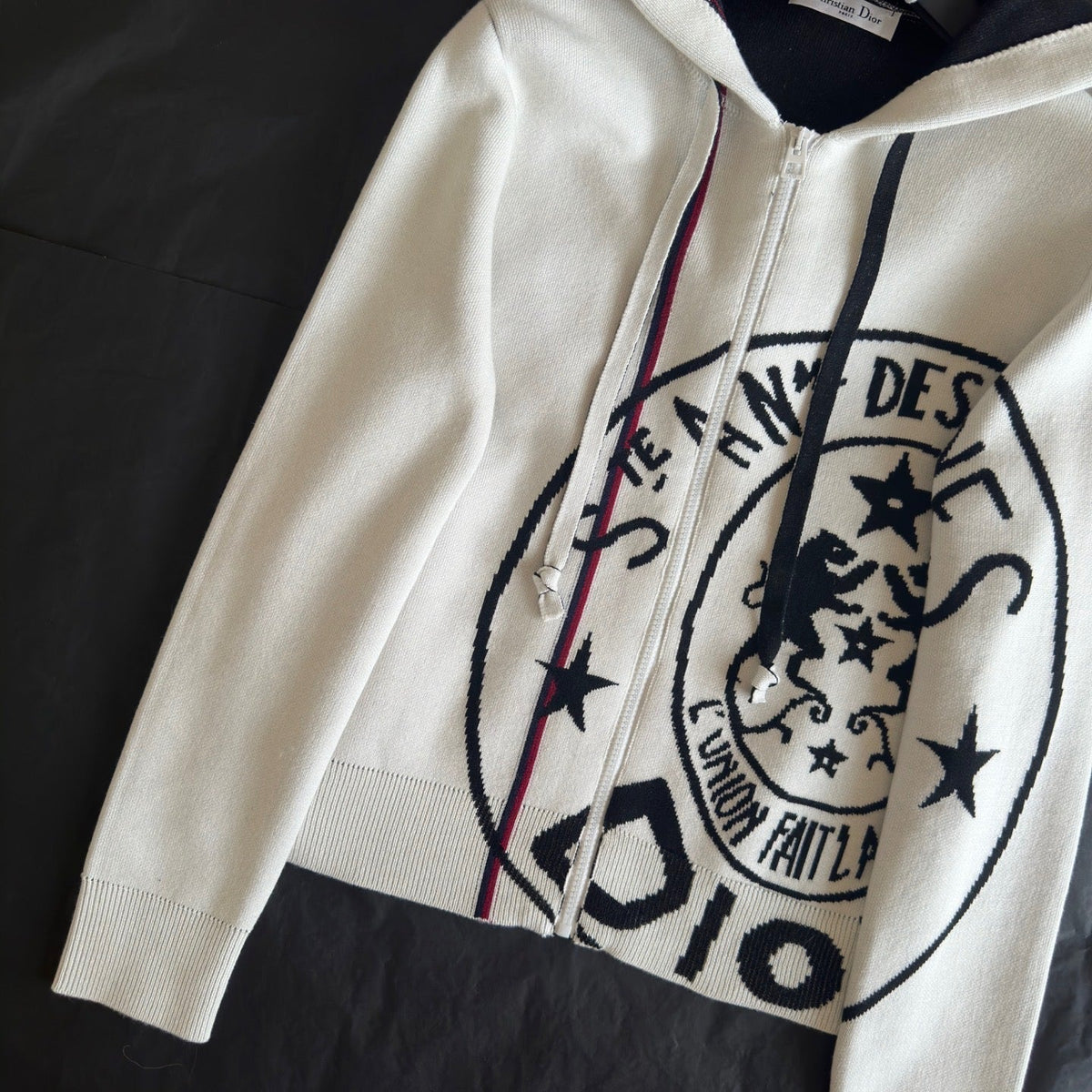 Dior Hoodies- Dior Zip Hoodie Comfortable Luxury Streetwear Hoodie