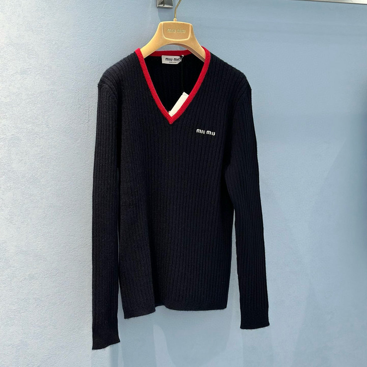 Sweaters- Miu M Sweater Luxury Designer Knit Sweater