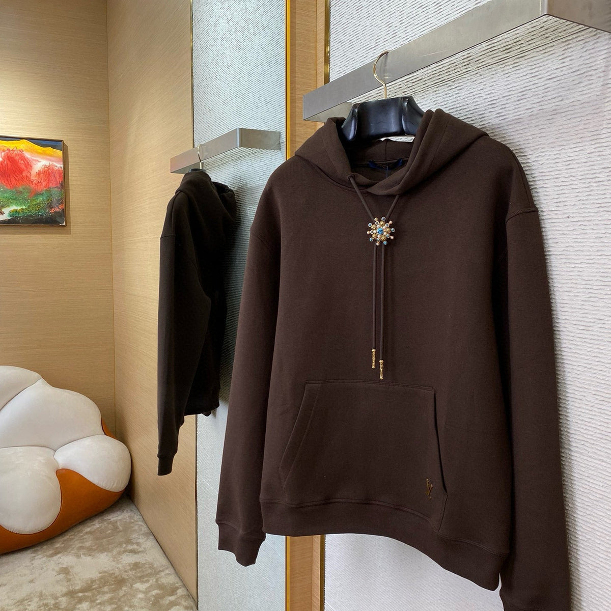 Louis Vuitton Hoodies- Louis Vuitton Lou Hoodie Comfortable Luxury Streetwear Hoodie