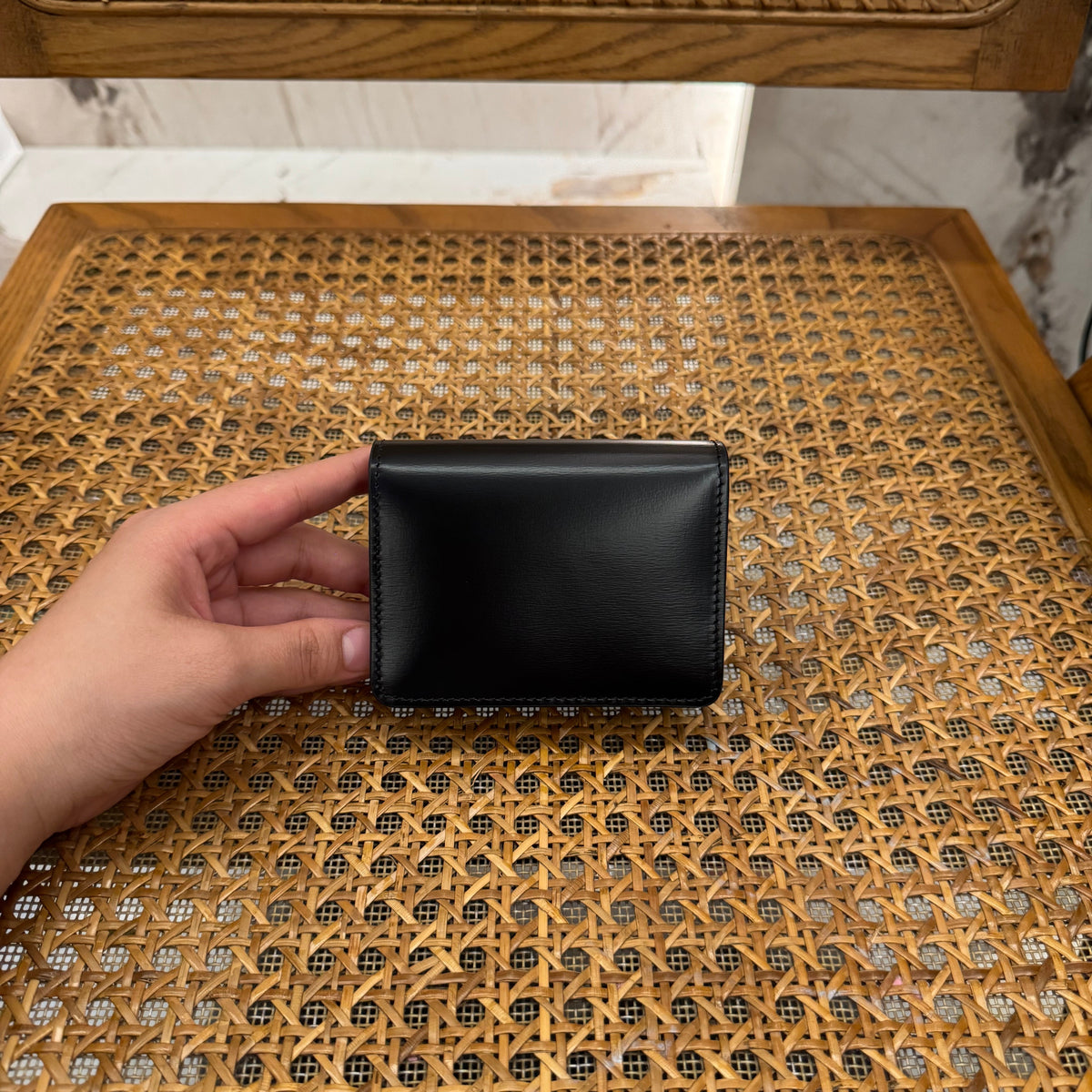 Wallets- Cel Business Card Holder Triomphe Premium Leather Designer Wallet