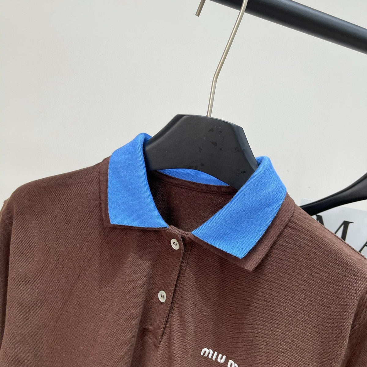 Polo Shirts- Miu M Polo Classic Designer Cotton Polo Shirt